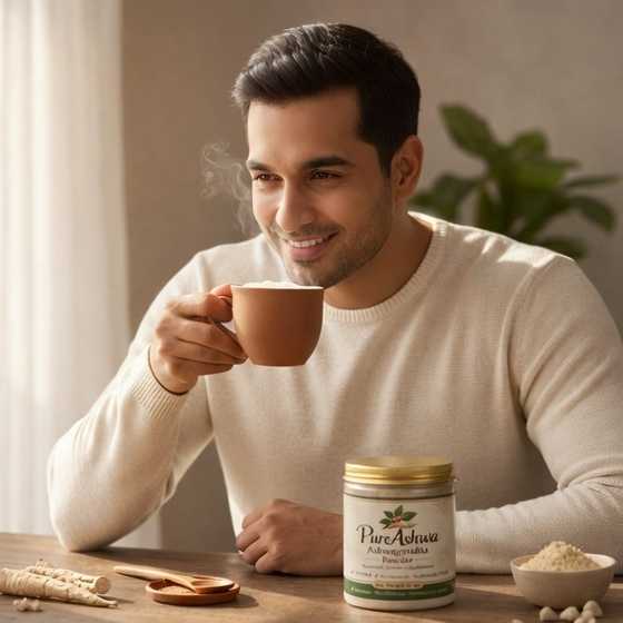 PureAshwa Ashwagandha Powder — 100% Pure Ayurvedic Root Powder